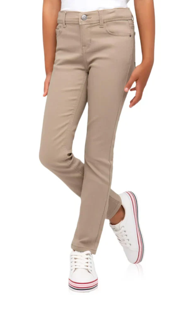 Girls Stretch Skinny Pants 🎒✨ School Uniform Ready