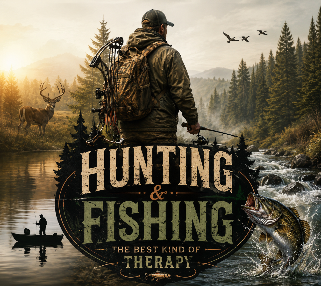 Coffee Mug - Various Quotes Fishing and Hunting 15Oz