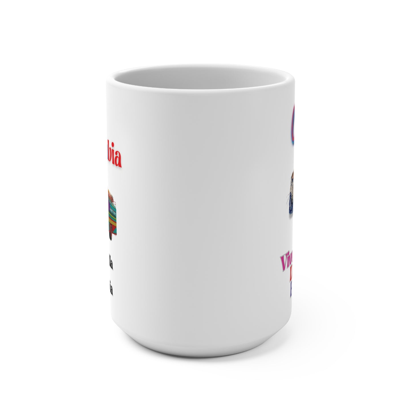 Mug - Celebrate Carnaval -  with 'Vívelo, Siéntelo, Disfrútalo' Design 15oz
