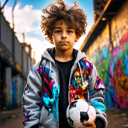 Youth - All over Print Fleece Hoodie