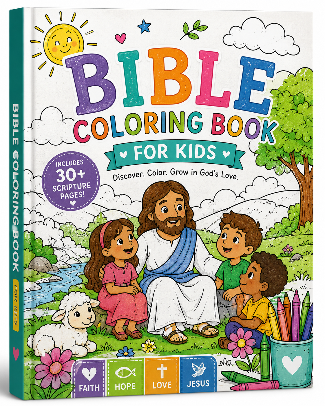 Bible Coloring Book for Kids –