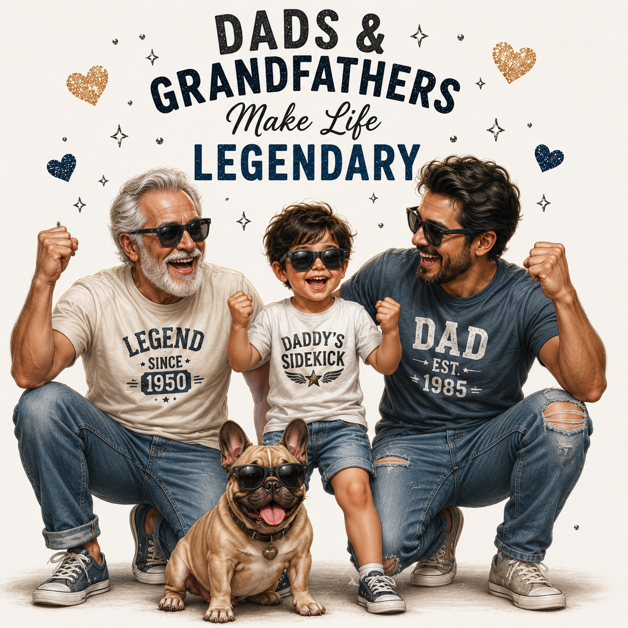 Coffee Mug - Various Quotes " Dad and Grandfather" 15Oz