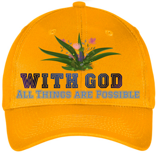 Hat -  With God all Things are Possible -