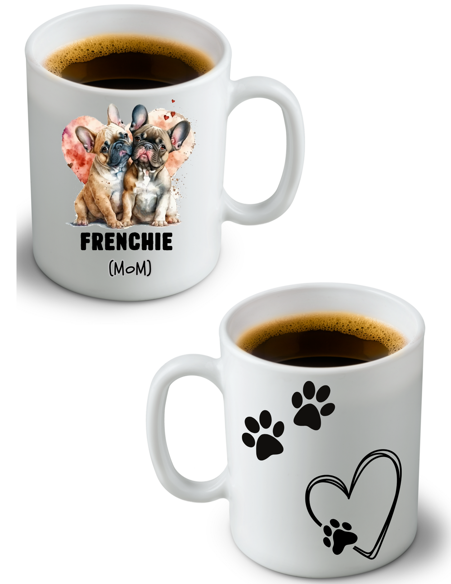Frenchie Mom Mug – For the Ultimate French Bulldog Lover! 🐶☕