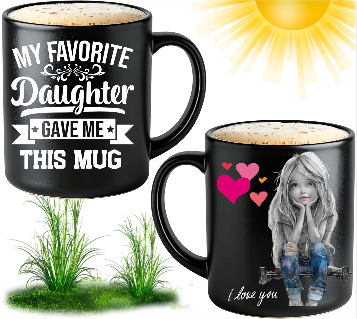 Coffee Mug - Various Quotes " Dad and Grandfather" 15Oz