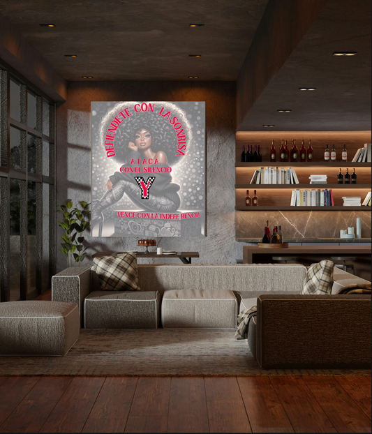 Canvas Prints (Museum Wrap) Defiendete  Con La Sonrisa