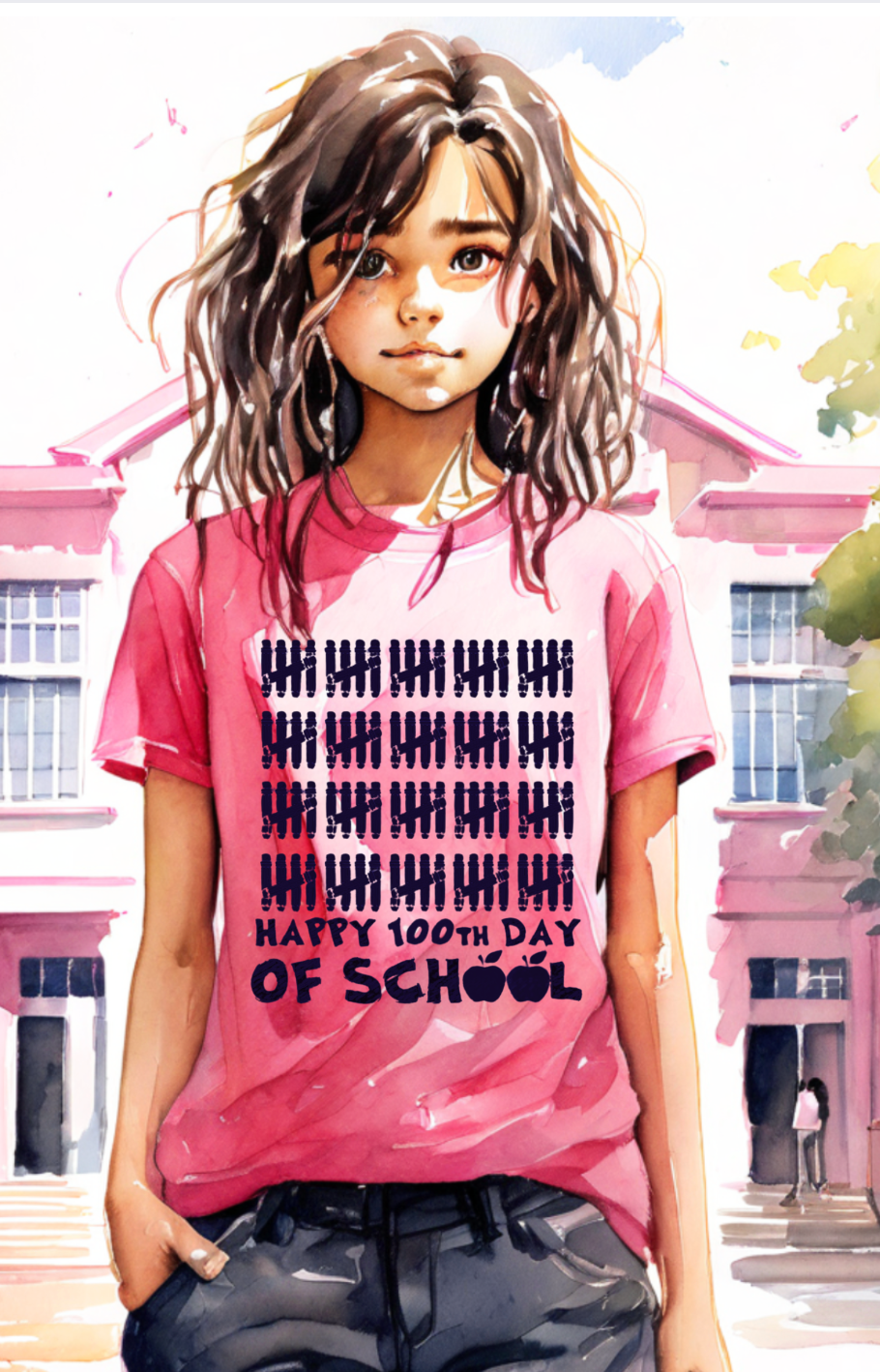 Youth T-shirt 👕 👚 | 100 Days of School