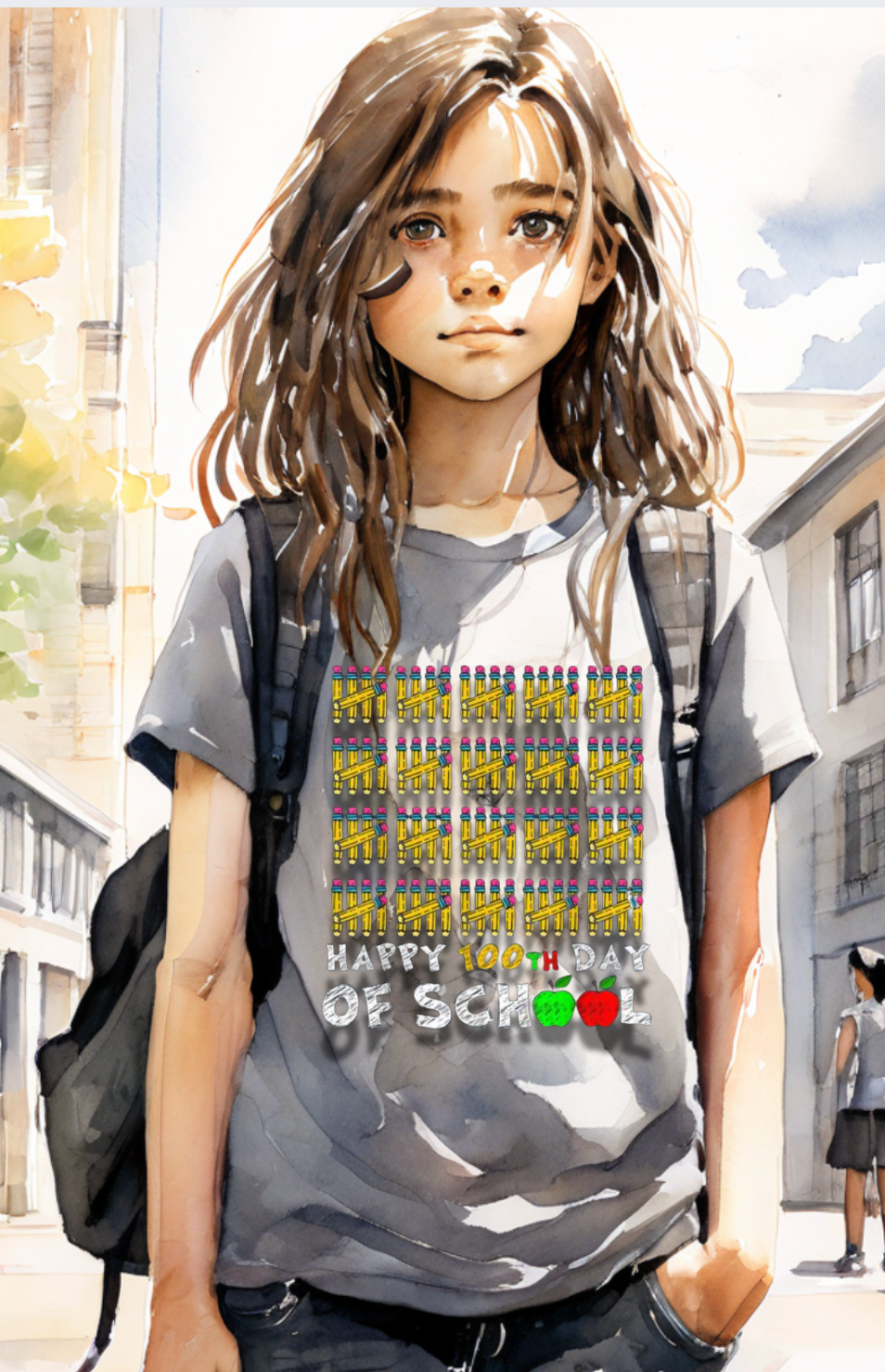Youth T-shirt 👕 👚 | 100 Days of School