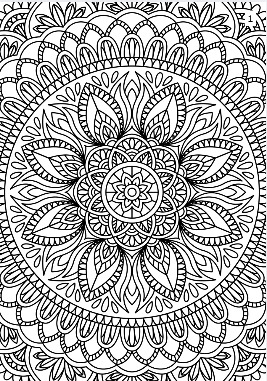 Mandala Kids Coloring Book 📗📖