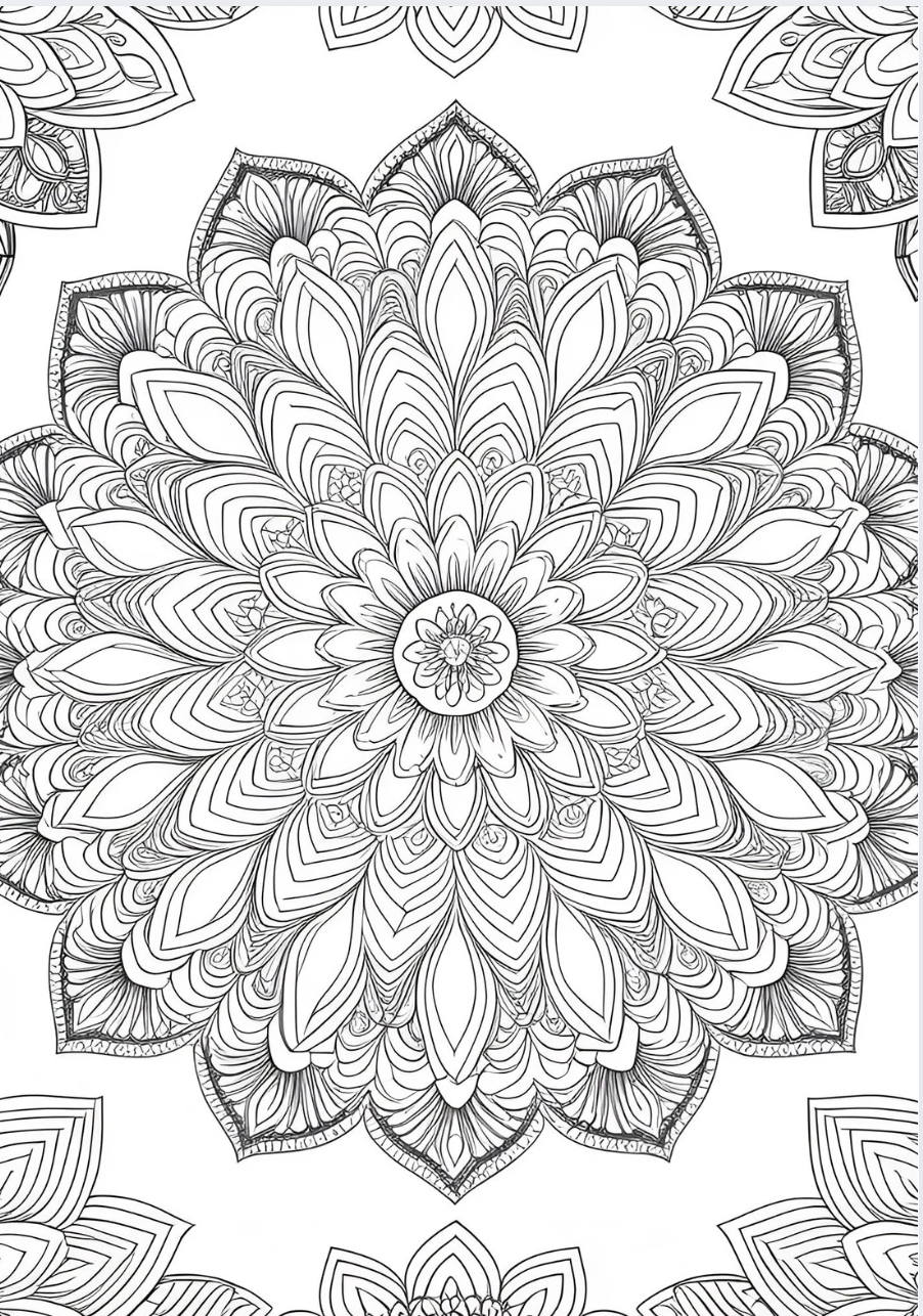 Mandala Kids Coloring Book 📗📖
