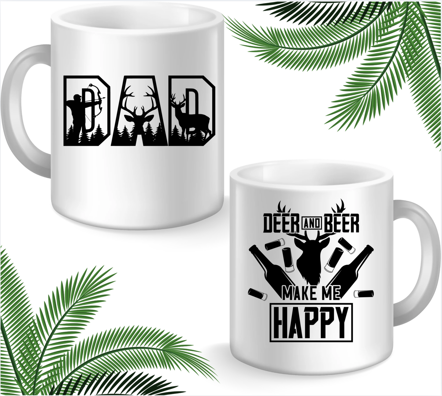 Coffee Mug - Various Quotes Fishing and Hunting 15Oz