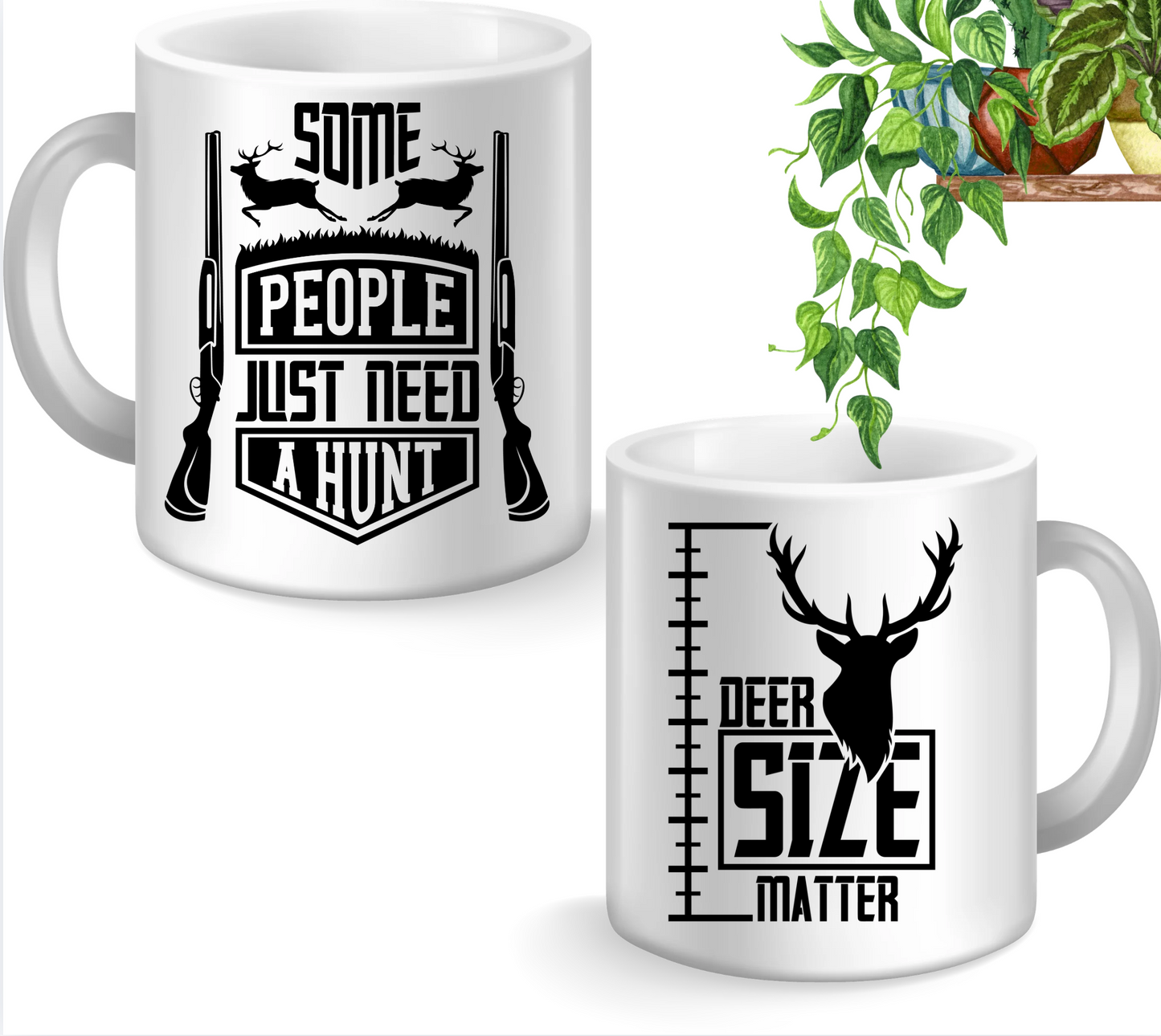 Coffee Mug - Various Quotes Fishing and Hunting 15Oz