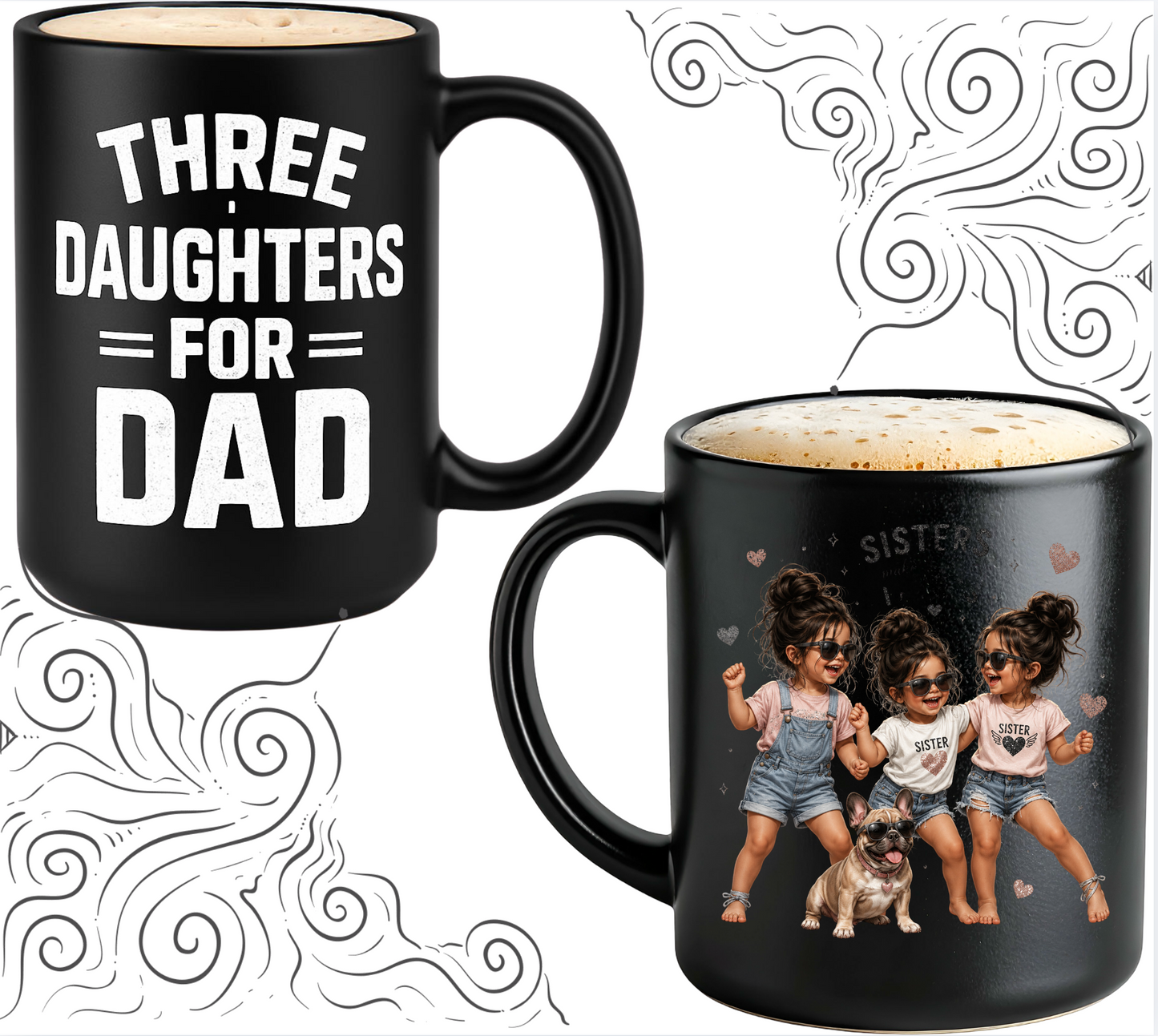 Coffee Mug - Various Quotes " Dad and Grandfather" 15Oz