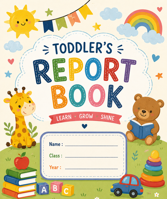 Daily Toddler Report Book